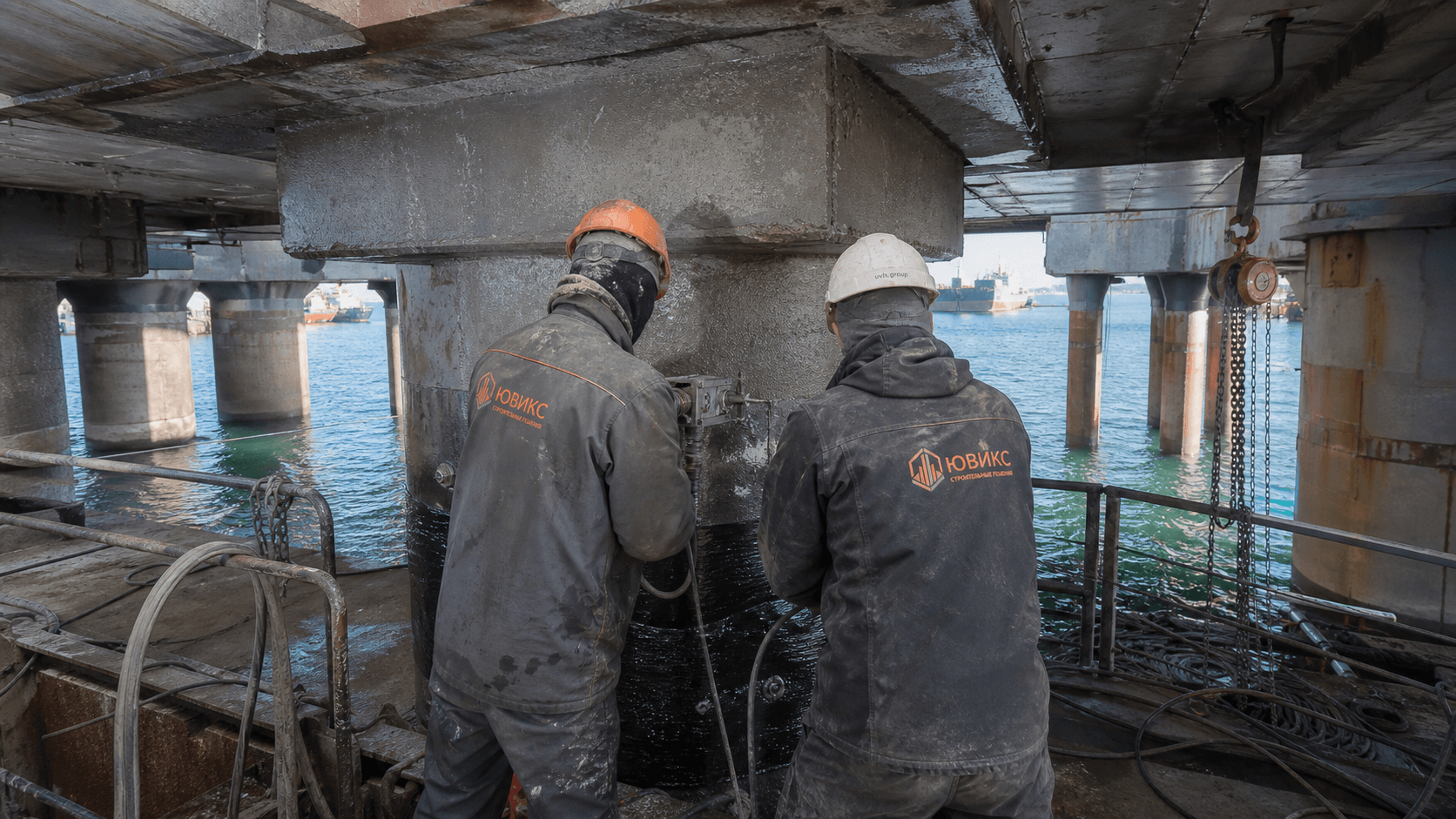 Защита ЖБИ от хлоридной коррозии в зоне морского шельфа и портовых сооружений